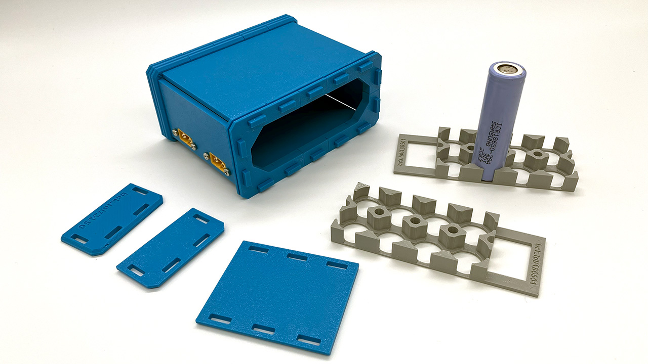 bck battery casing kit 18650 4x2